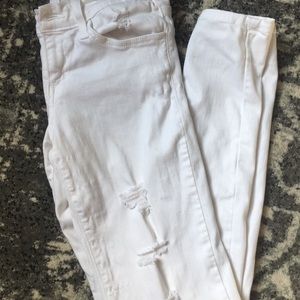 White flying monkey jeans